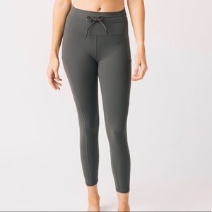 Zyia Sage Pocket Drawstring Luxe Leggings